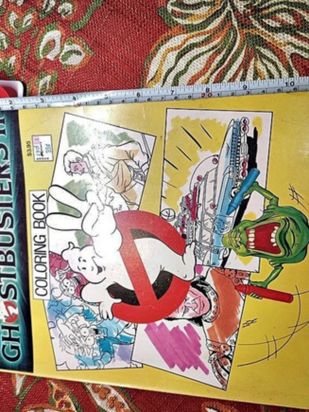 Ghostbusters II Coloring Book Vintage